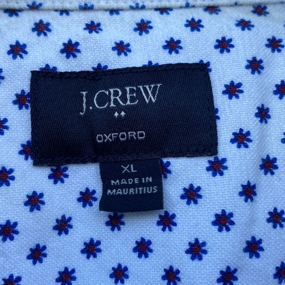 J. Crew Shirts J Crew Mens Button Down Shirt Casual White Short